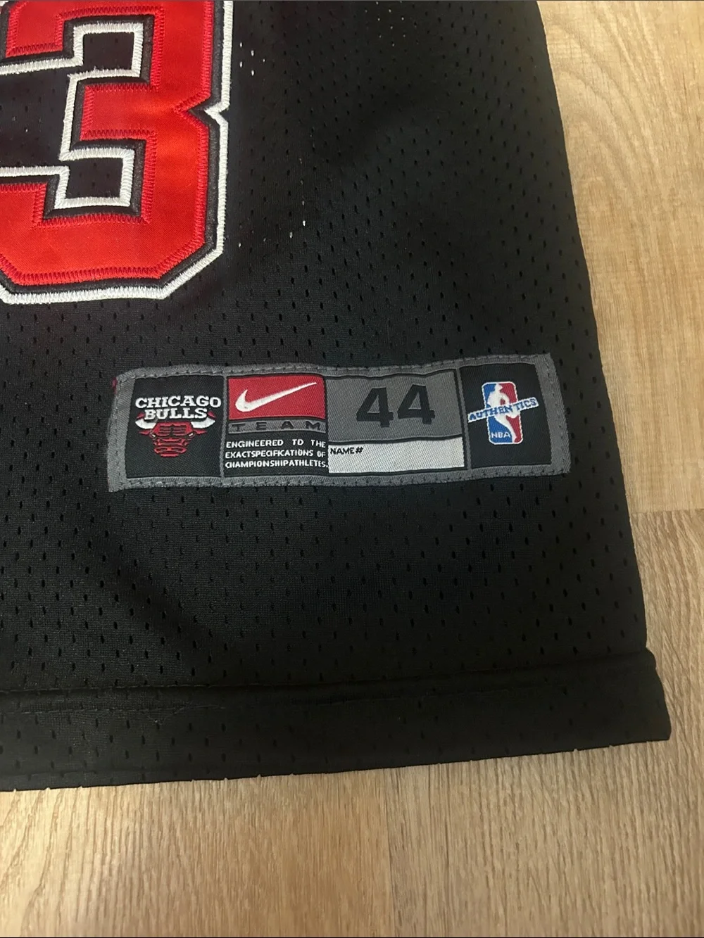 Nike Chicago Basketball Jersey in Black and Red